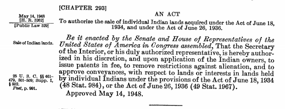 1948 act