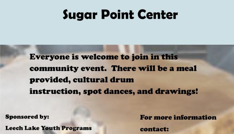Drum and Dance flyer 5-16-18 Sugar Point