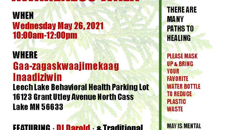 5.26.21 GAA-MISKWAAWAAKOKAAG MH AWARENESS WALK