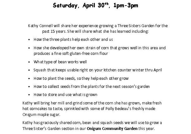 3 Sisters presentation flyer