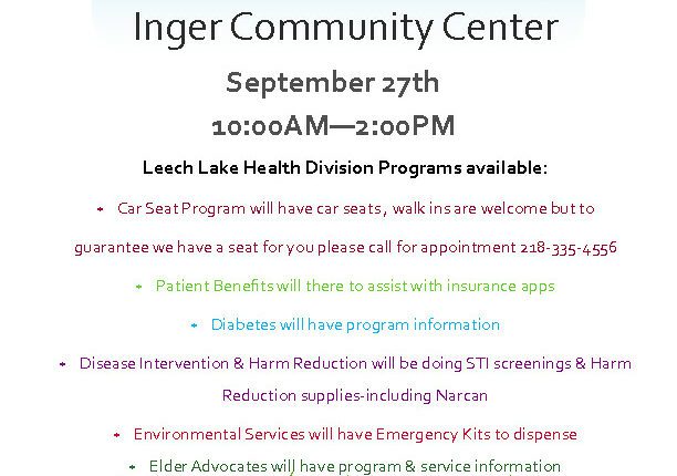 Inger Health Fair Event
