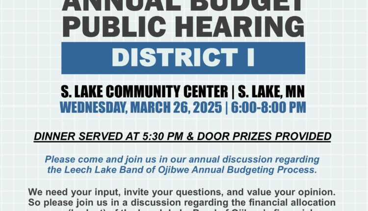 FY 2026 Budget Hearing District 1