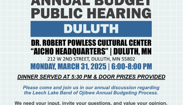 FY 2026 Budget Hearing Duluth