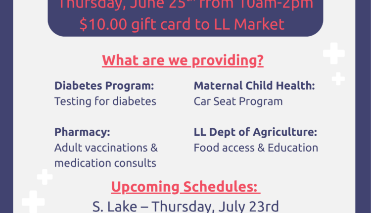 Community Mobile Clinic – June